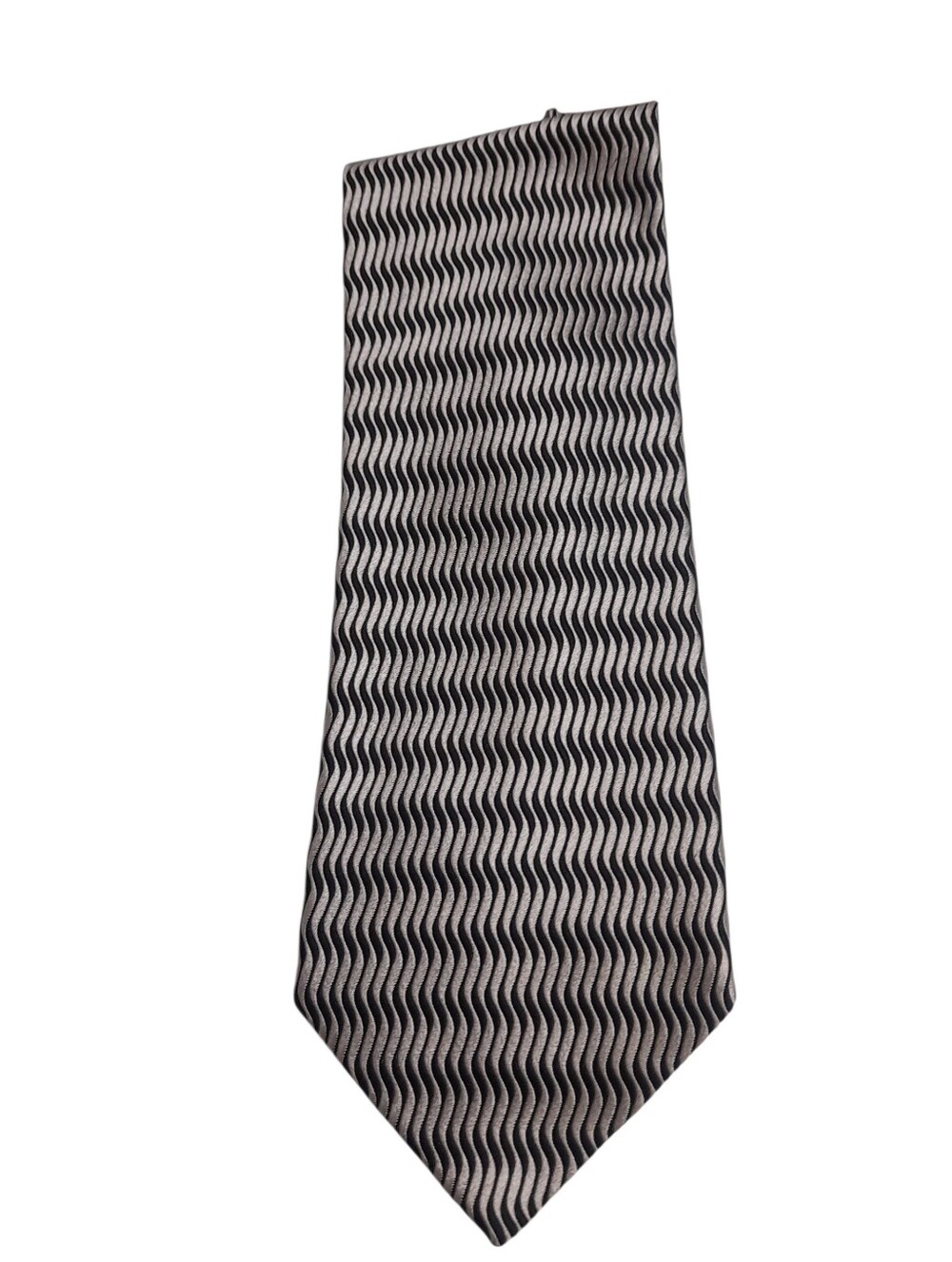 Versace Classic V2 Wavy-Stripe Silk Tie